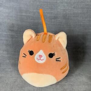 Squishmallow Gigi Tabby Cat Plush Stuffed 4" Toy Christmas Tree Ornament